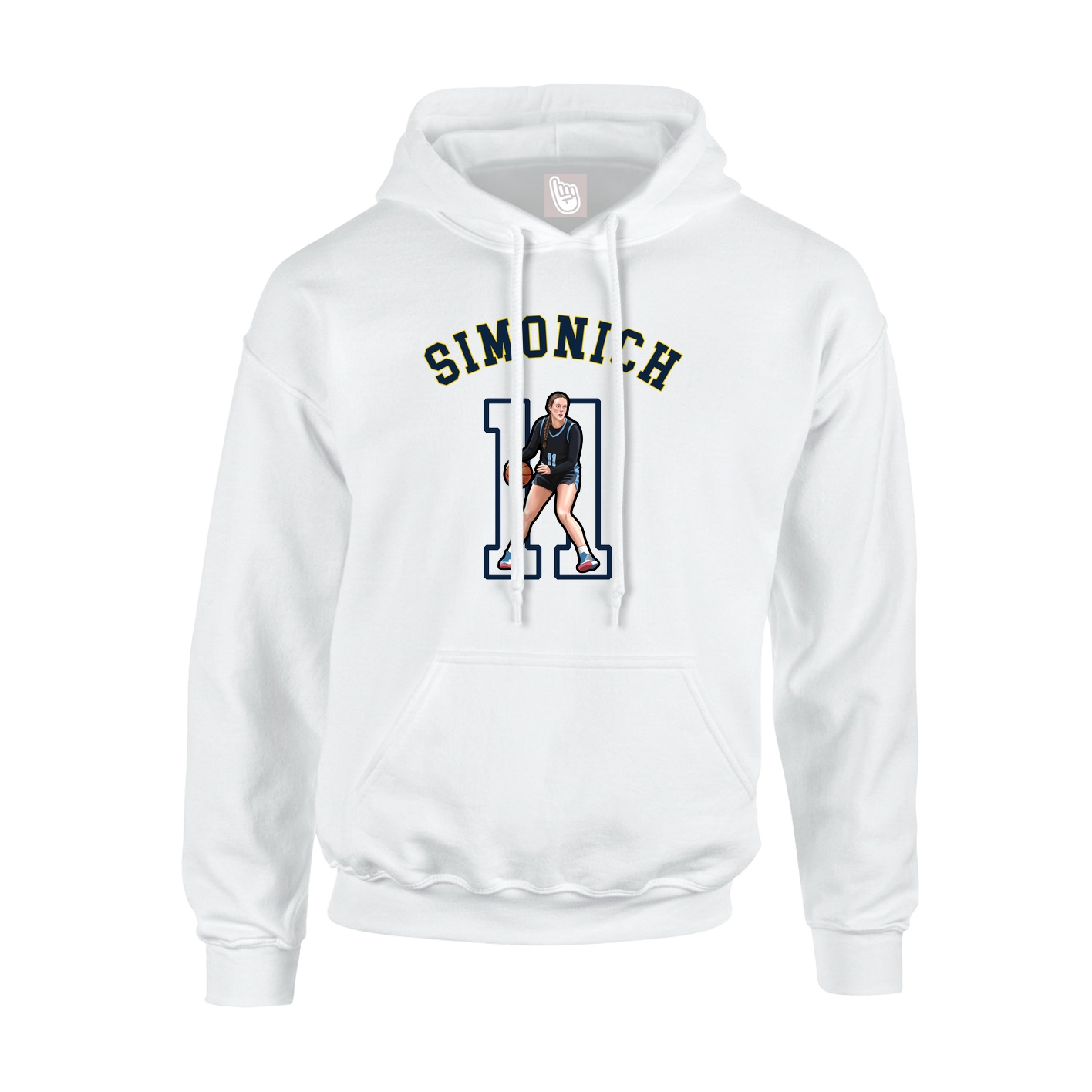 Hoodie — Shirsey Arch in White