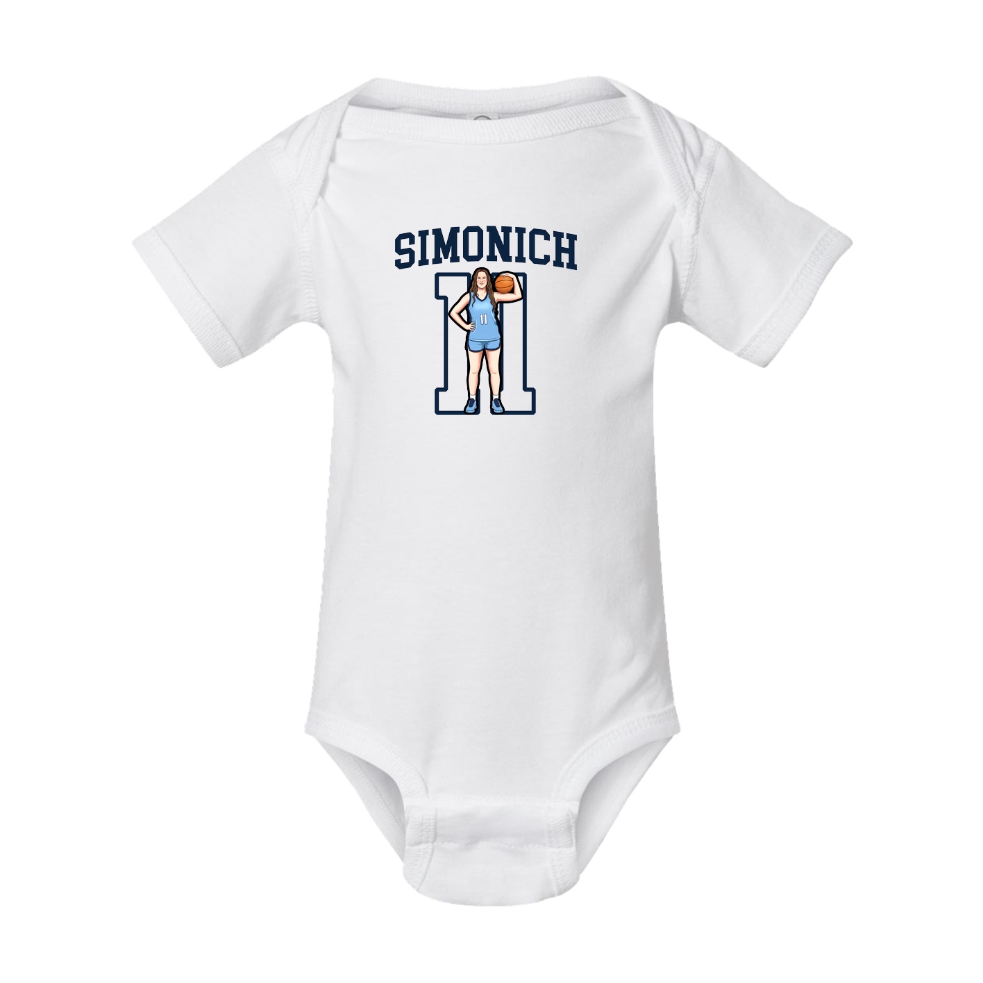 Baby Onesie — Shirsey in White