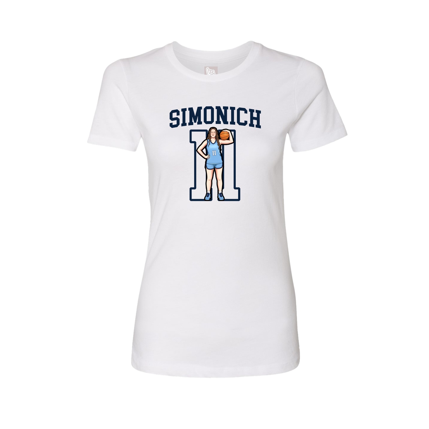 Fitted Women's Tee — Shirsey in White