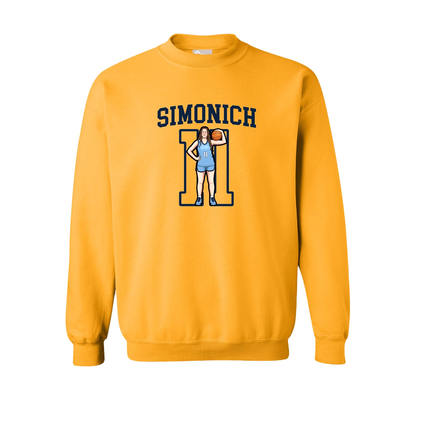 Fleece Crew — Shirsey in Gold