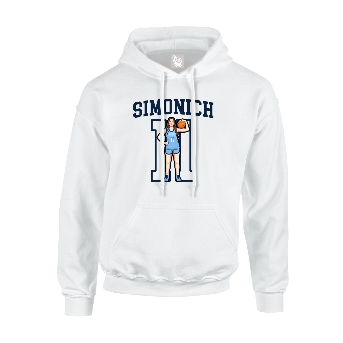 Youth Hoodie — Shirsey in White