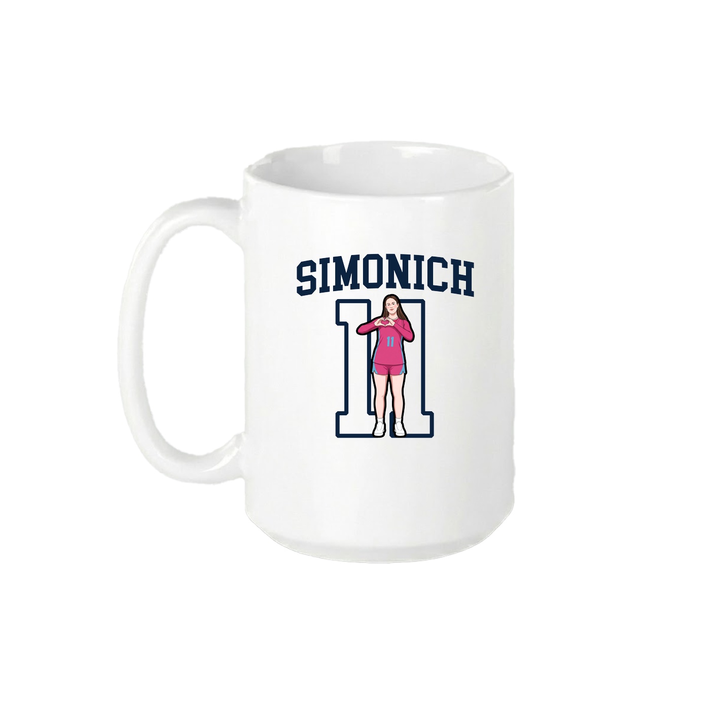 15oz Coffee Mug — Shirsey in White