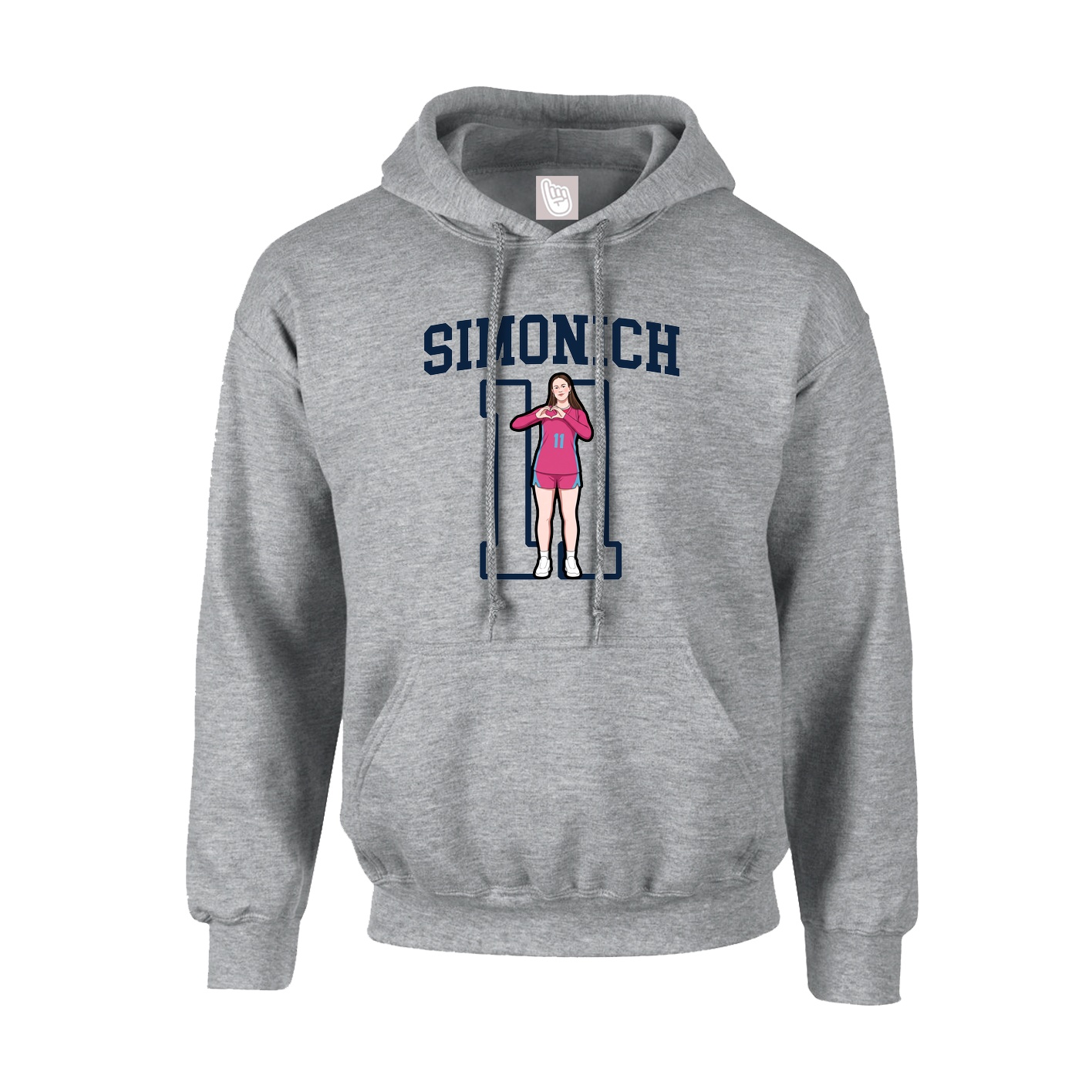 Hoodie — Shirsey in Grey