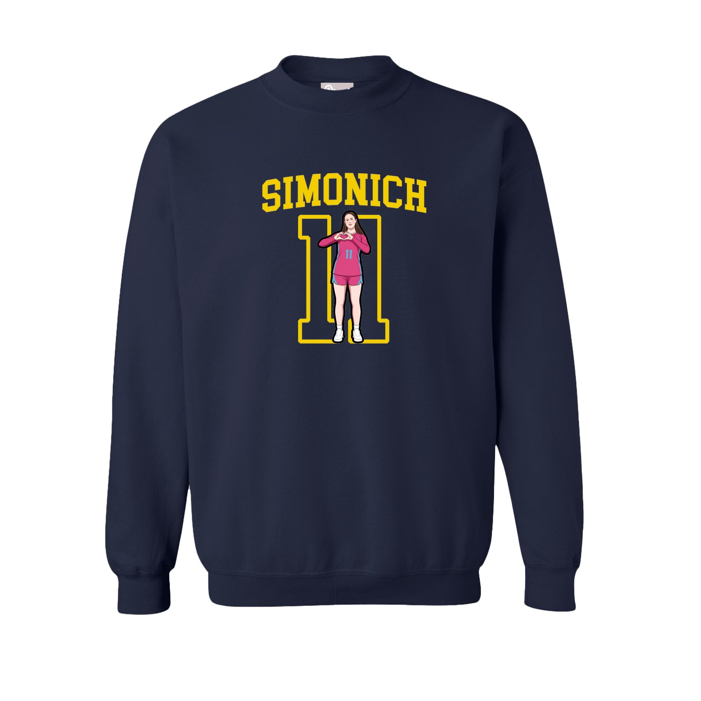 Fleece Crew — Shirsey in Navy