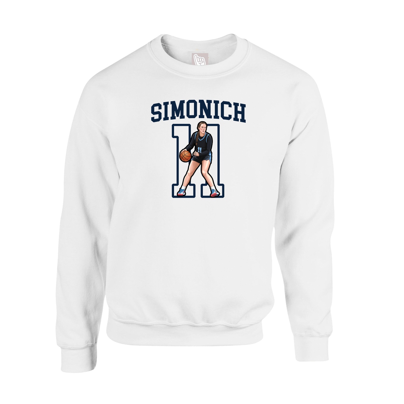 Fleece Crew — Shirsey in White