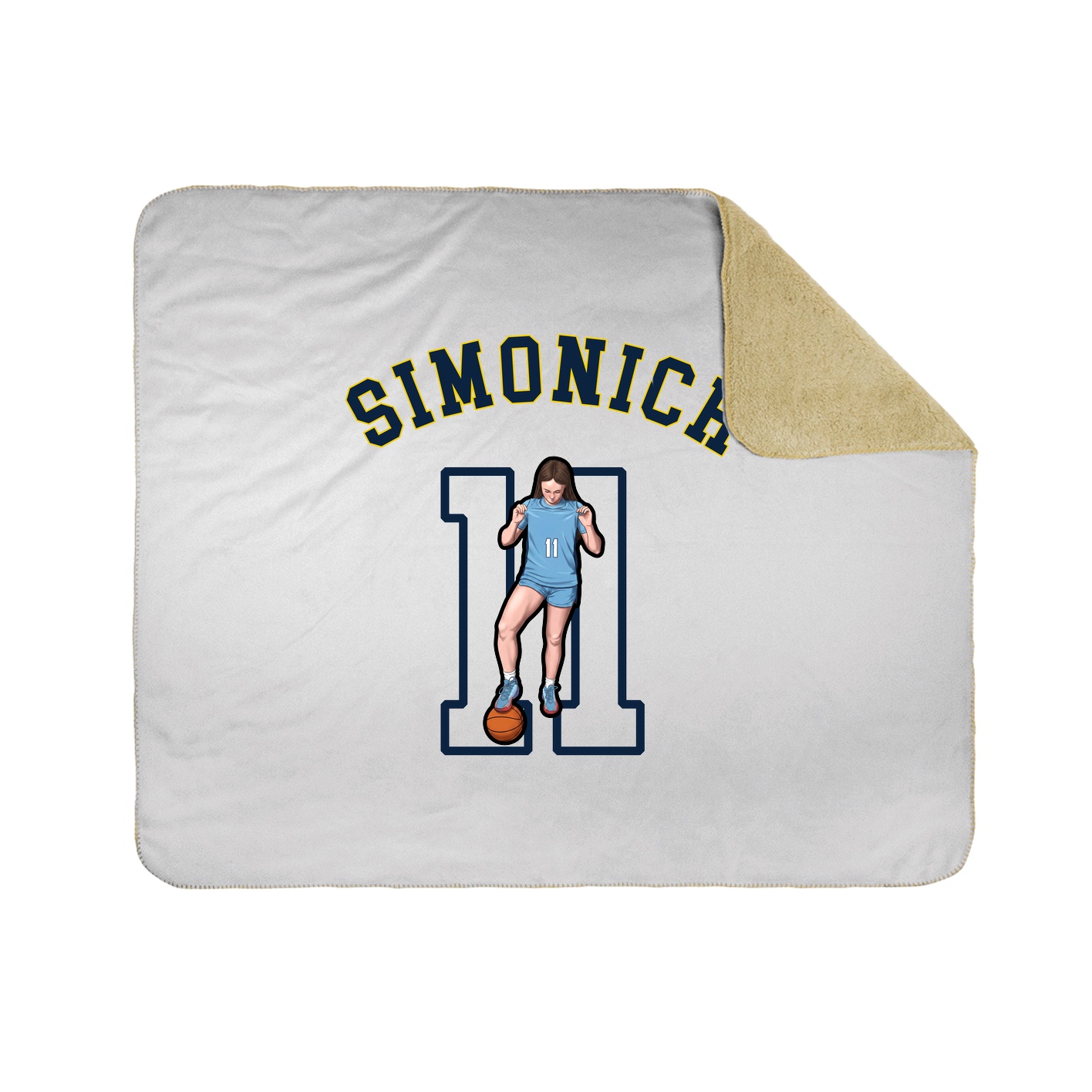 Throw Blanket — Shirsey Arch in White