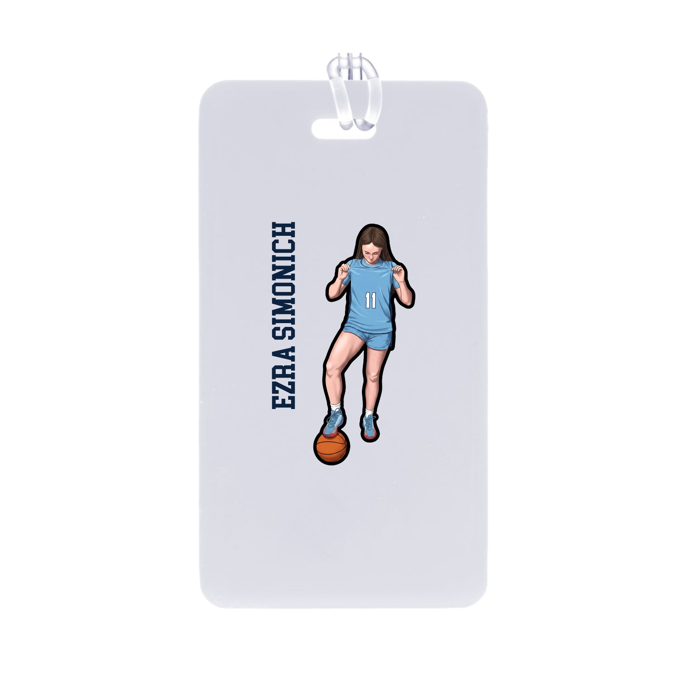 Bag Tag — Name Vertical in Classic