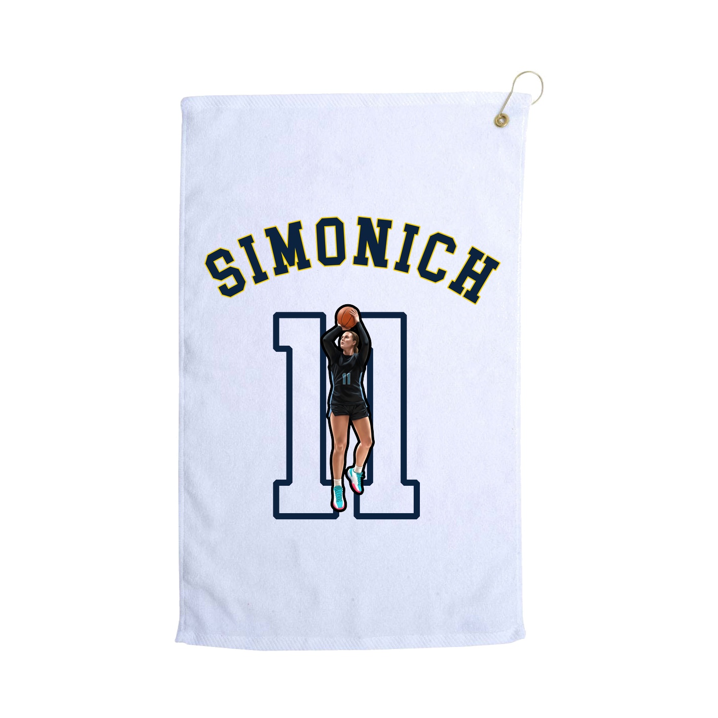 Golf Towel — Shirsey Arch in White