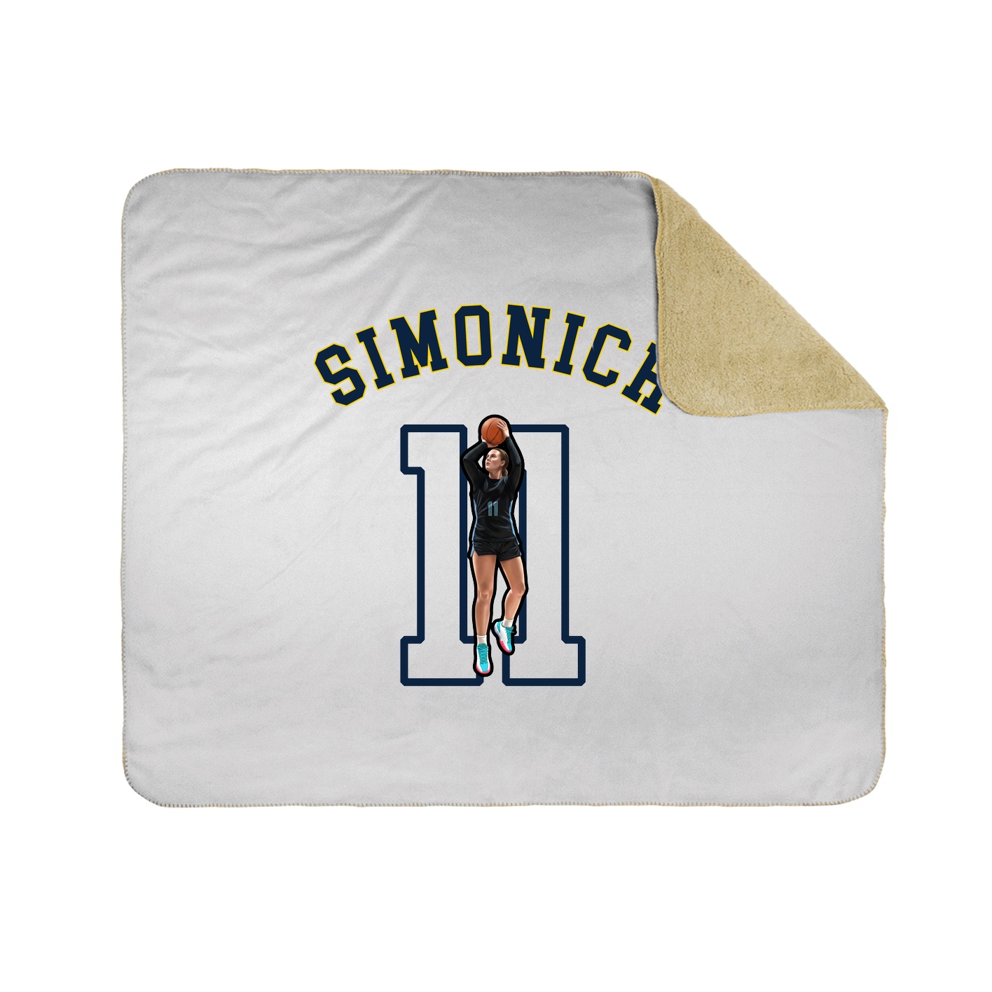 Throw Blanket — Shirsey Arch in White