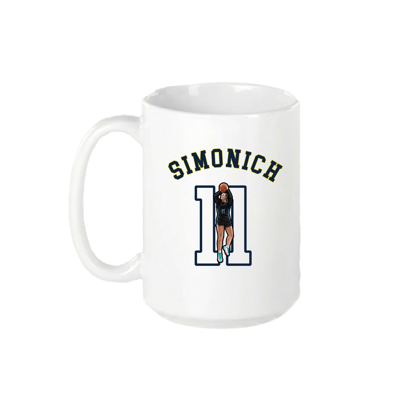 15oz Coffee Mug — Shirsey Arch in White