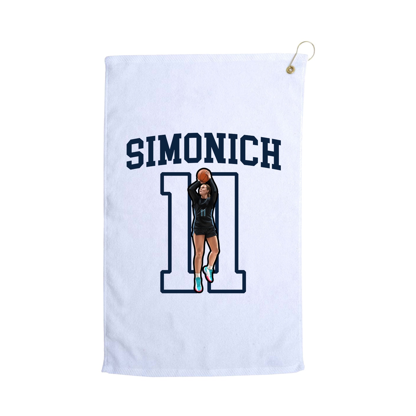 Golf Towel — Shirsey in White