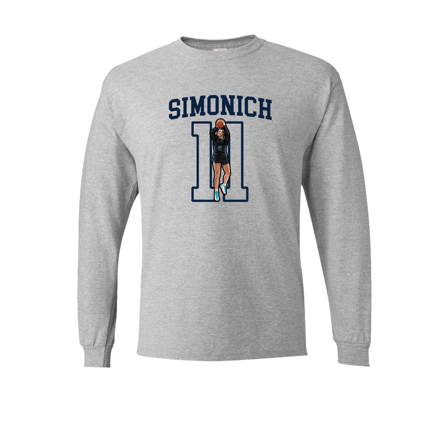 Long Sleeve Tee — Shirsey in Grey