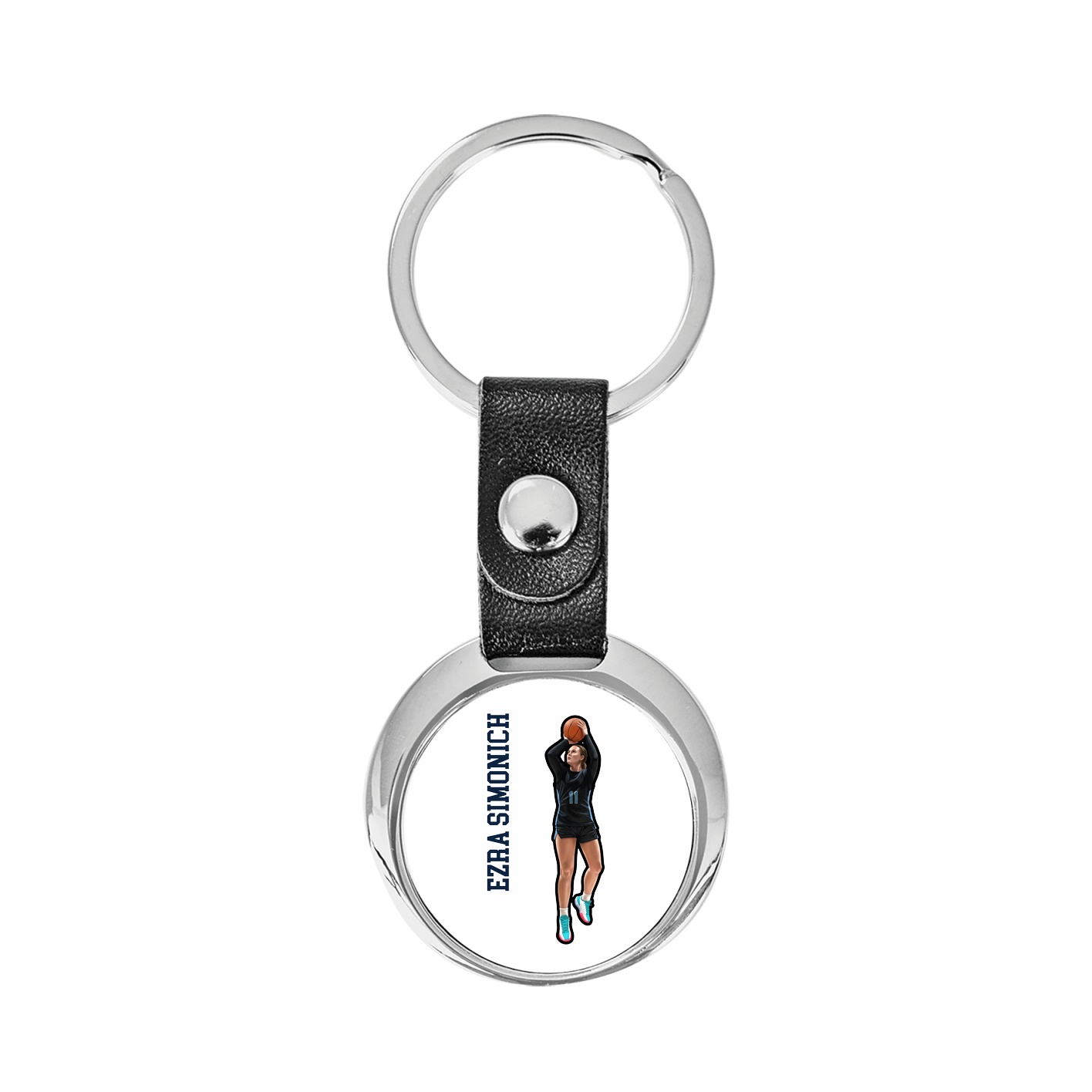 Key Chain — Name Vertical in Classic