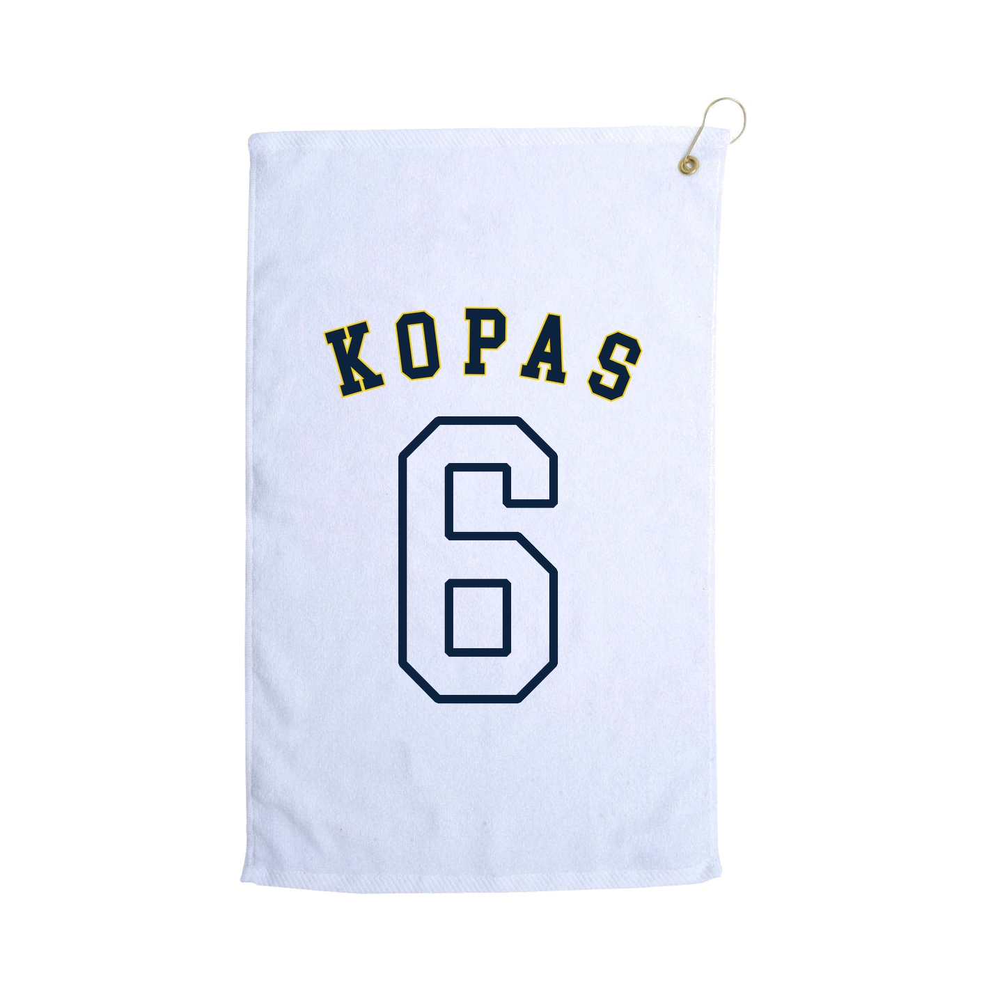 Golf Towel — Shirsey Arch in White
