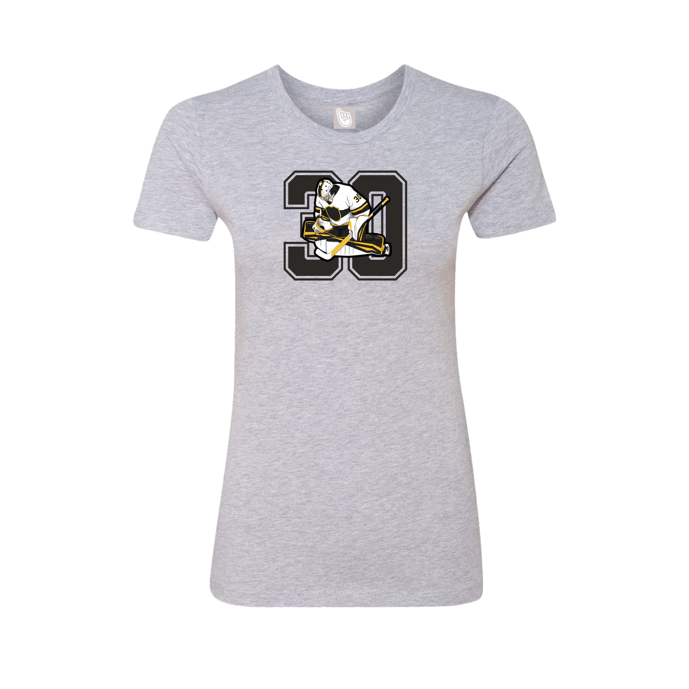Womens Tee — Number in Grey
