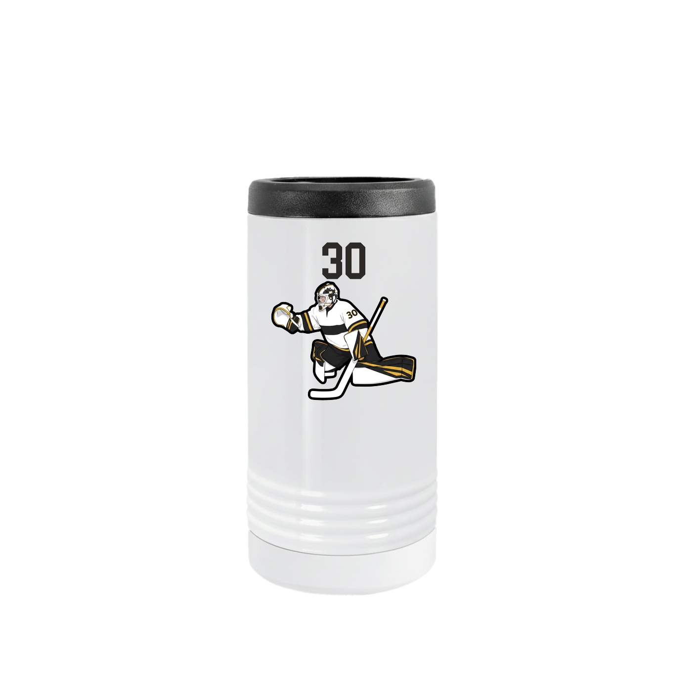 Slim Beverage Holder — Number Top in White