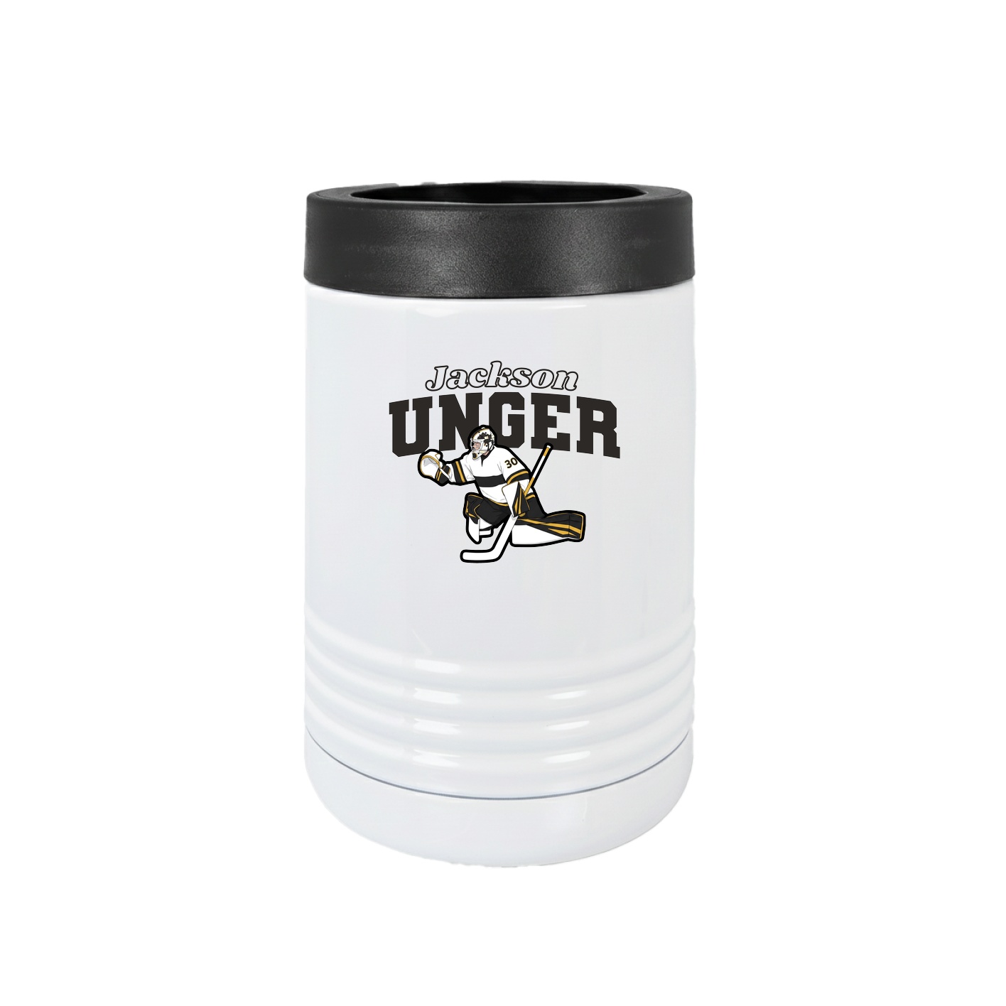 Beverage Holder — Name Arch in White