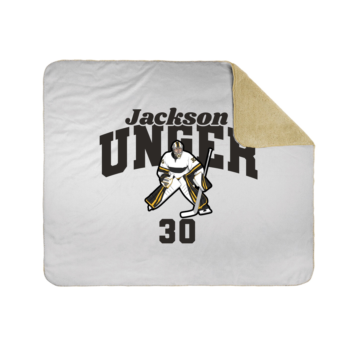 Throw Blanket — Signature Arch in White