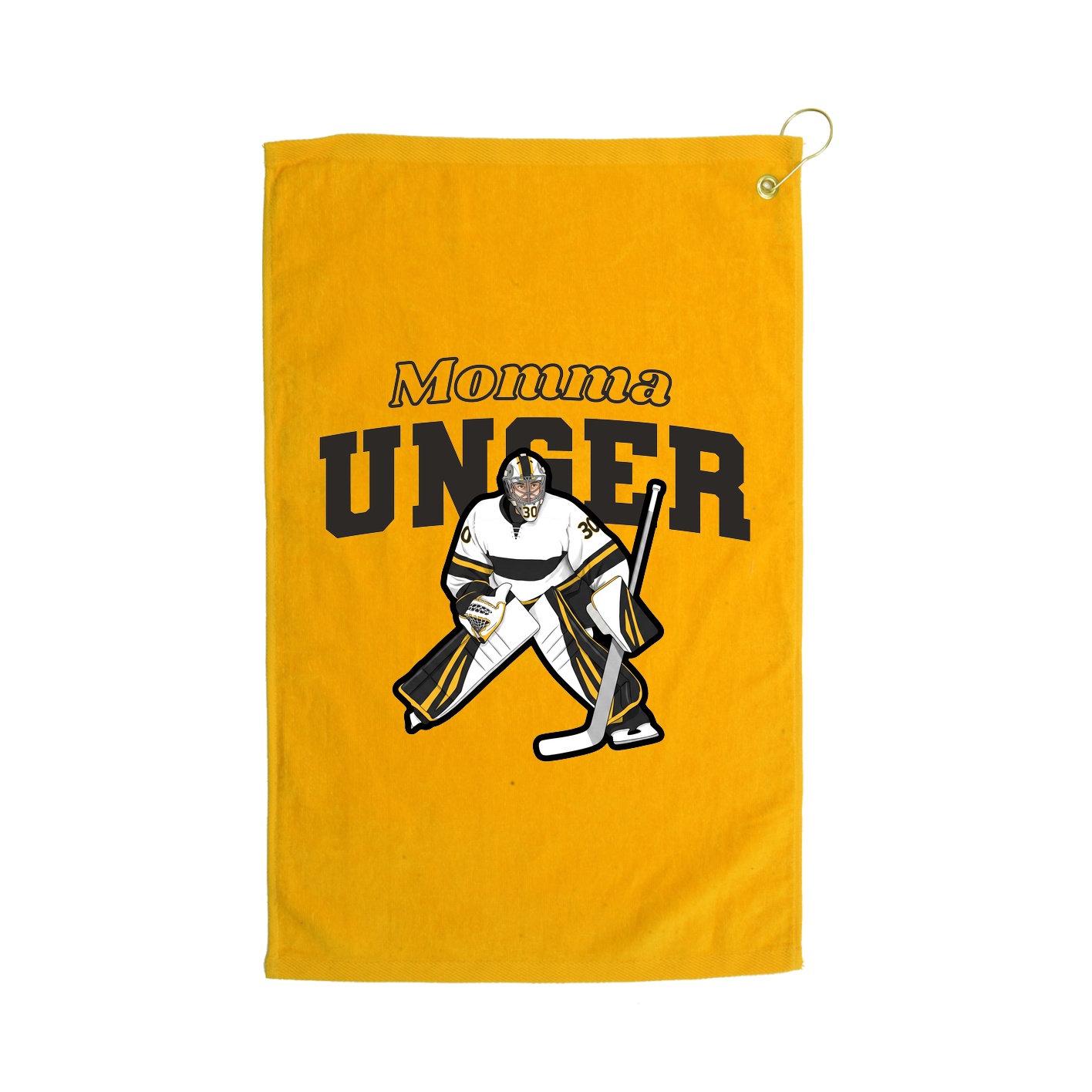 Golf Towel — Mothers Day Block in Gold