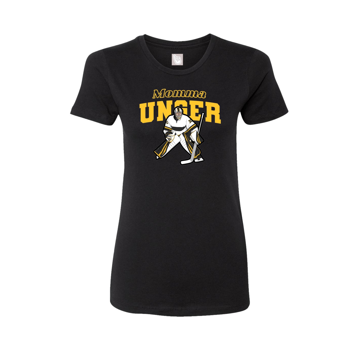 Womens Tee — Mothers Day Block in Black