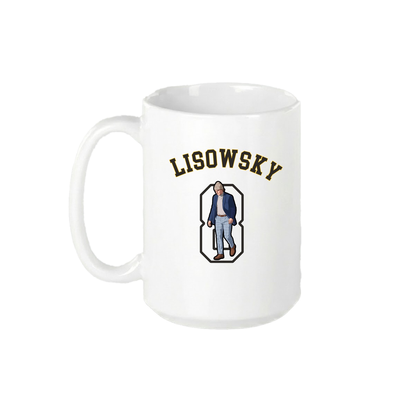 15oz Coffee Mug — Shirsey Arch in White