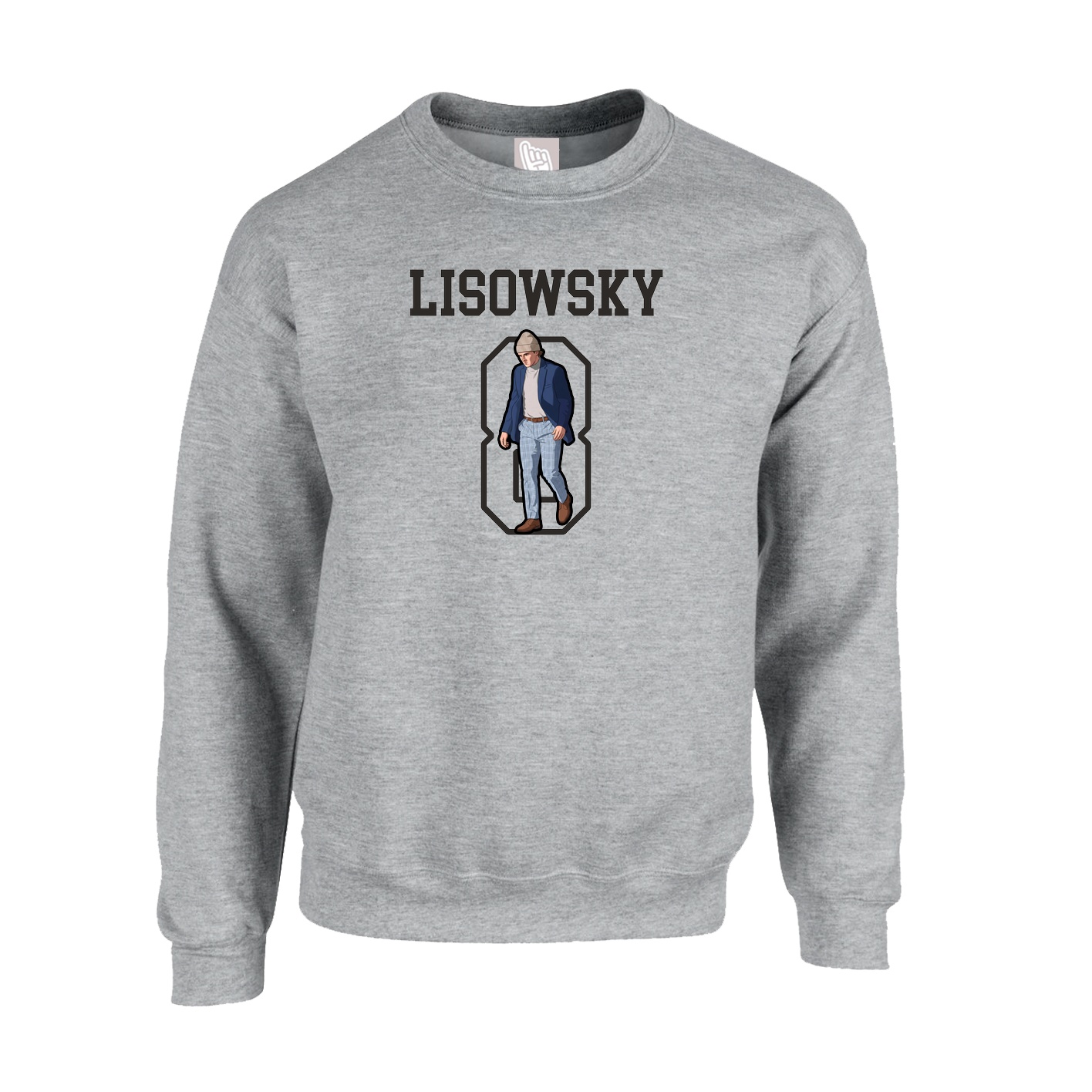 Fleece Crew — Shirsey in Grey