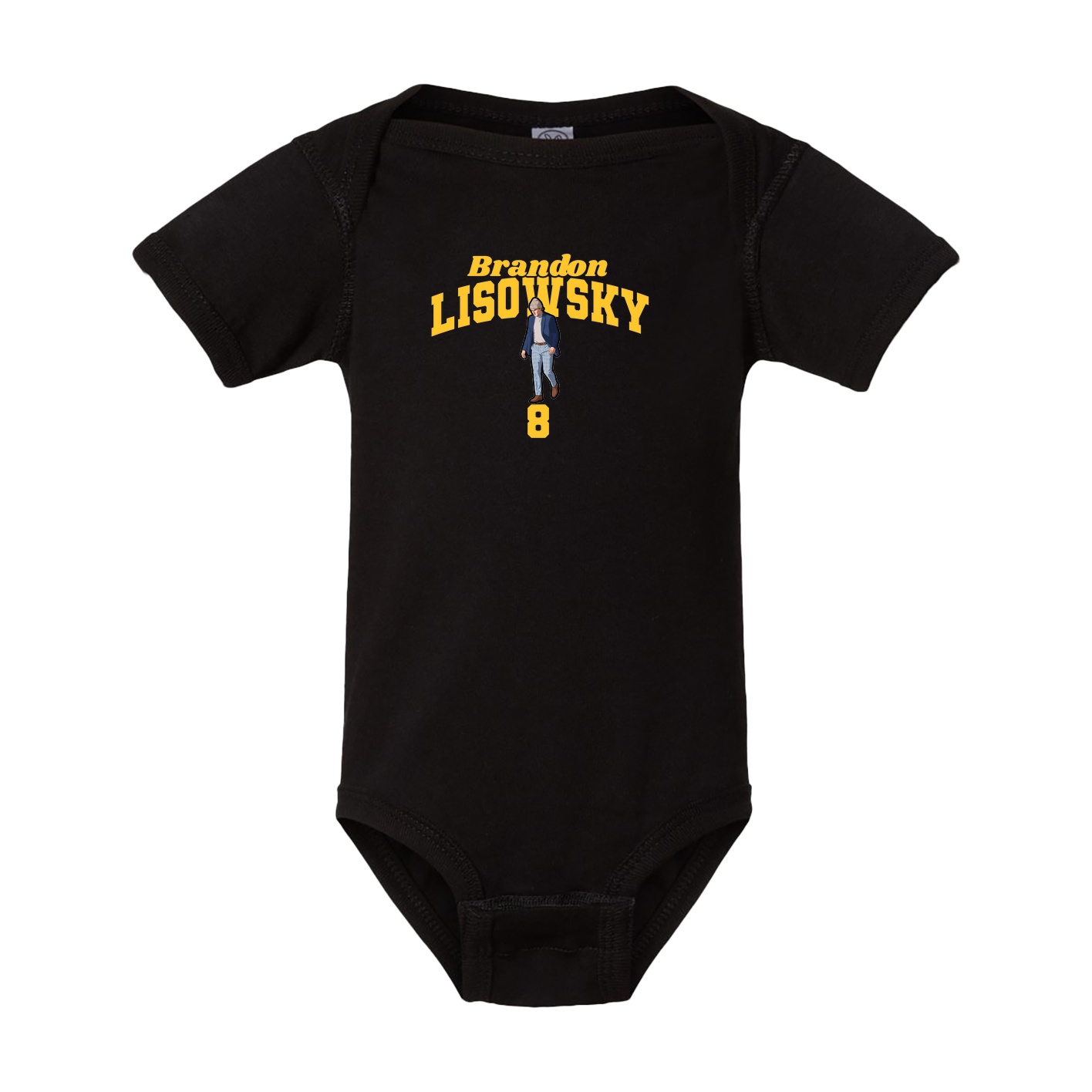 Baby Onesie — Signature Arch in Black