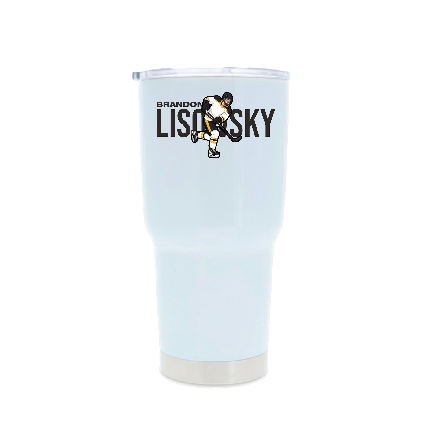30oz Stainless Steel Tumbler — Player Name in White