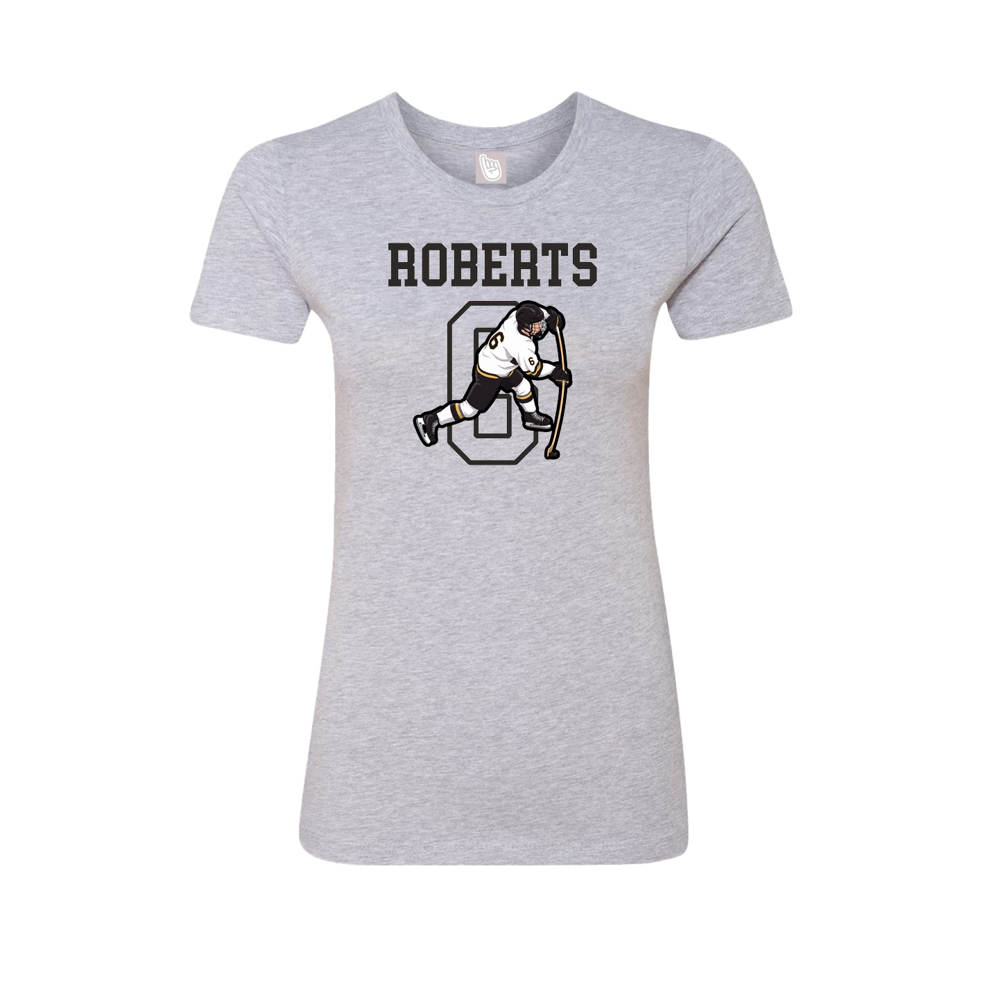 Fitted Women's Tee — Shirsey in Grey