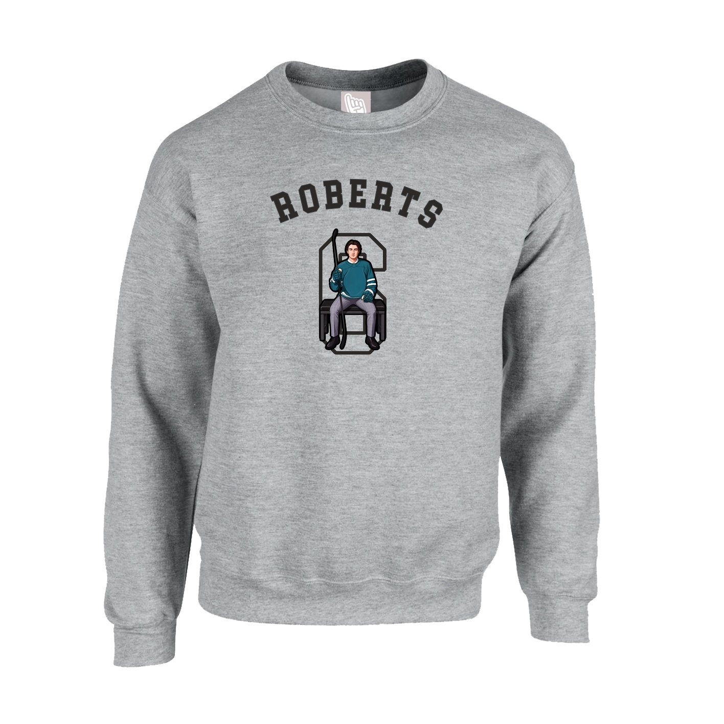 Fleece Crew — Shirsey Arch in Grey