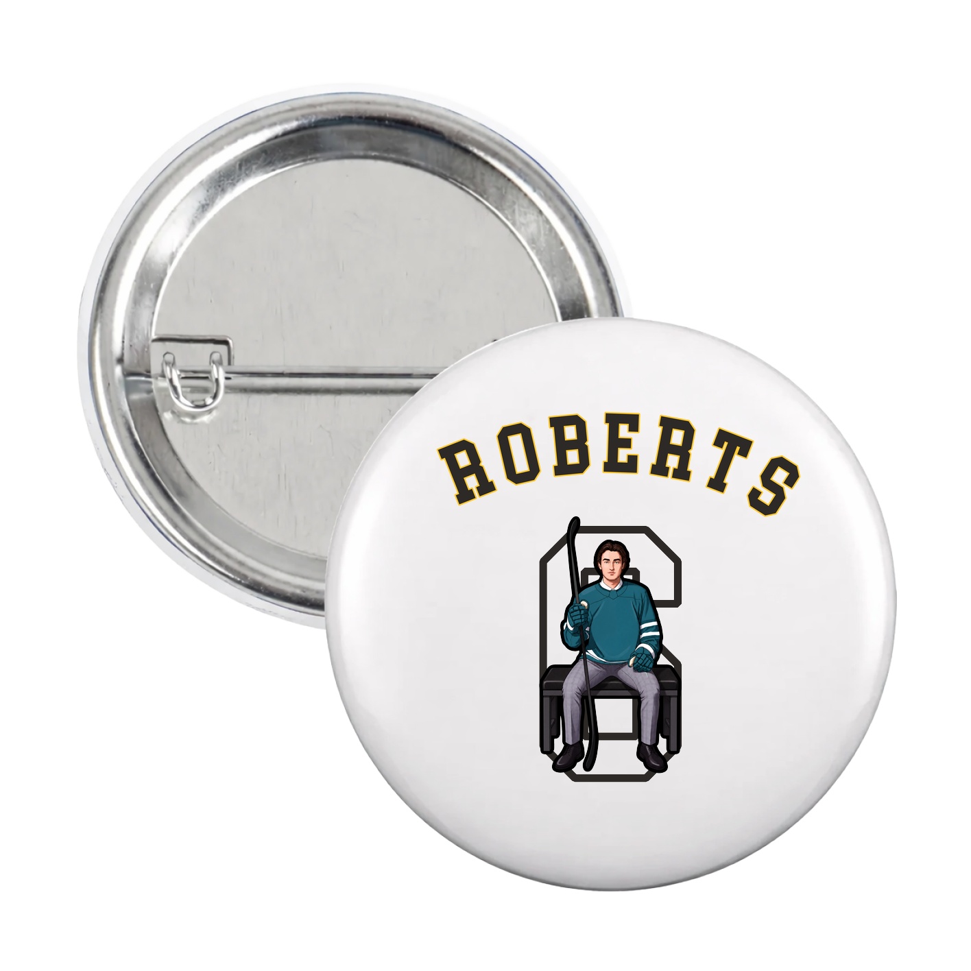 Game Day Button — Shirsey Arch in White