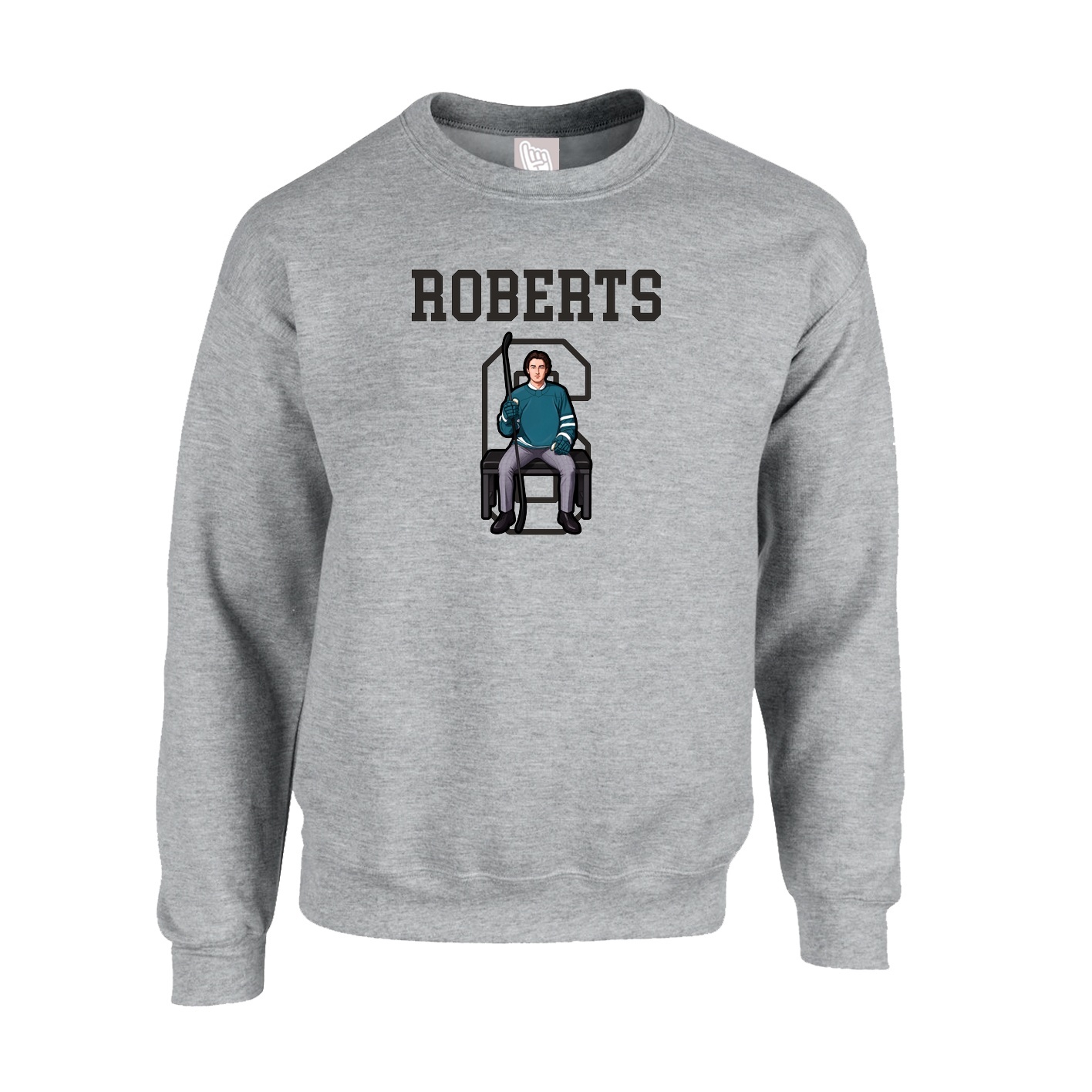 Fleece Crew — Shirsey in Grey