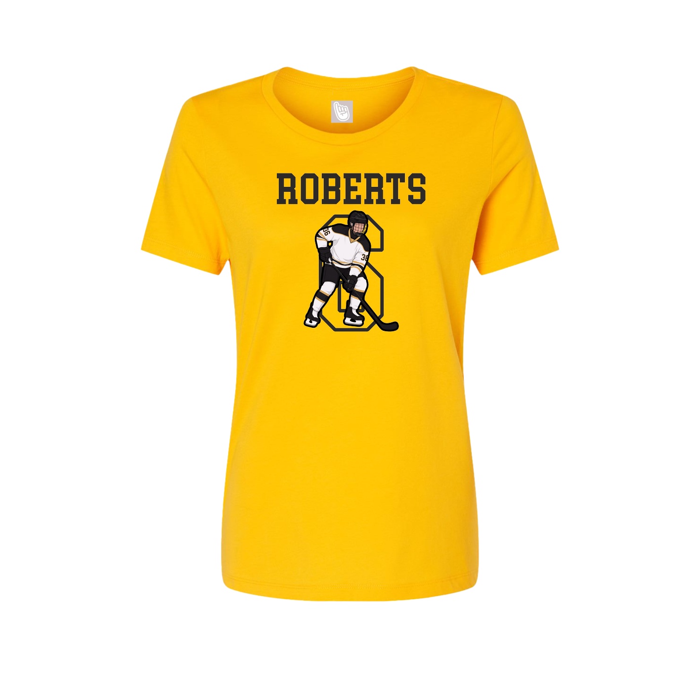 Fitted Women's Tee — Shirsey in Gold