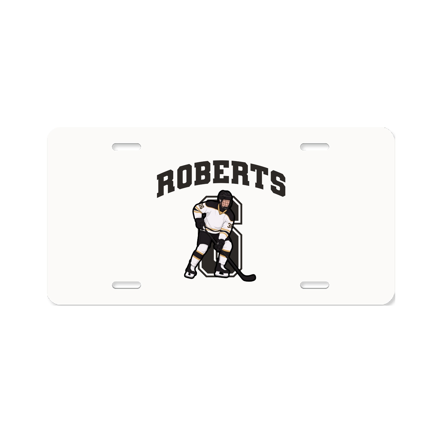 License Plate — Number in Classic