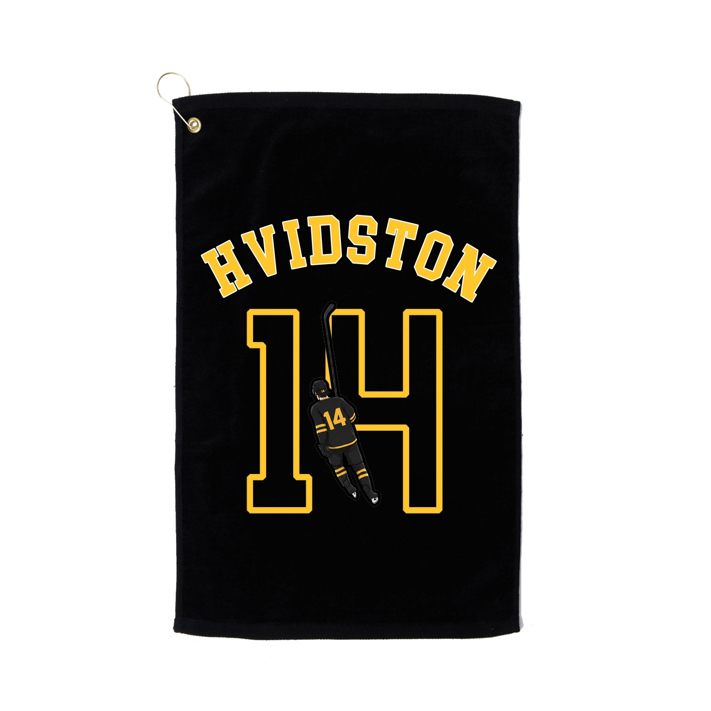 Golf Towel — Shirsey Arch in Black