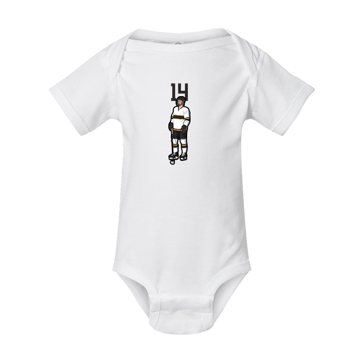 Baby Onesie — Number Top in White