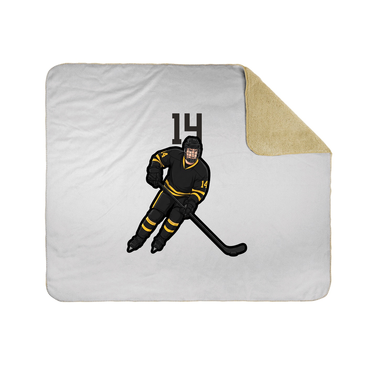 50x60 Sherpa Lined Throw Blanket