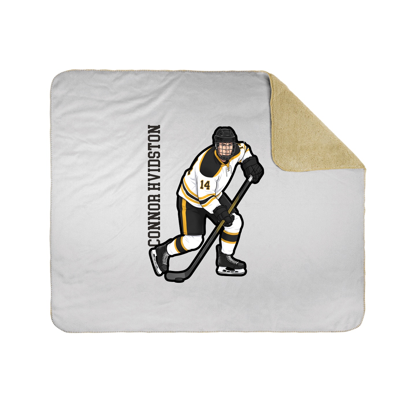 50x60 Sherpa Lined Throw Blanket