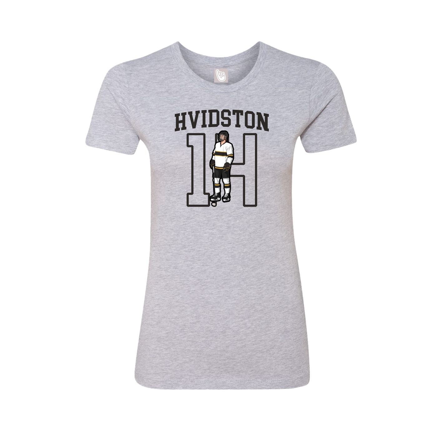 Fitted Women's Tee — Shirsey in Grey