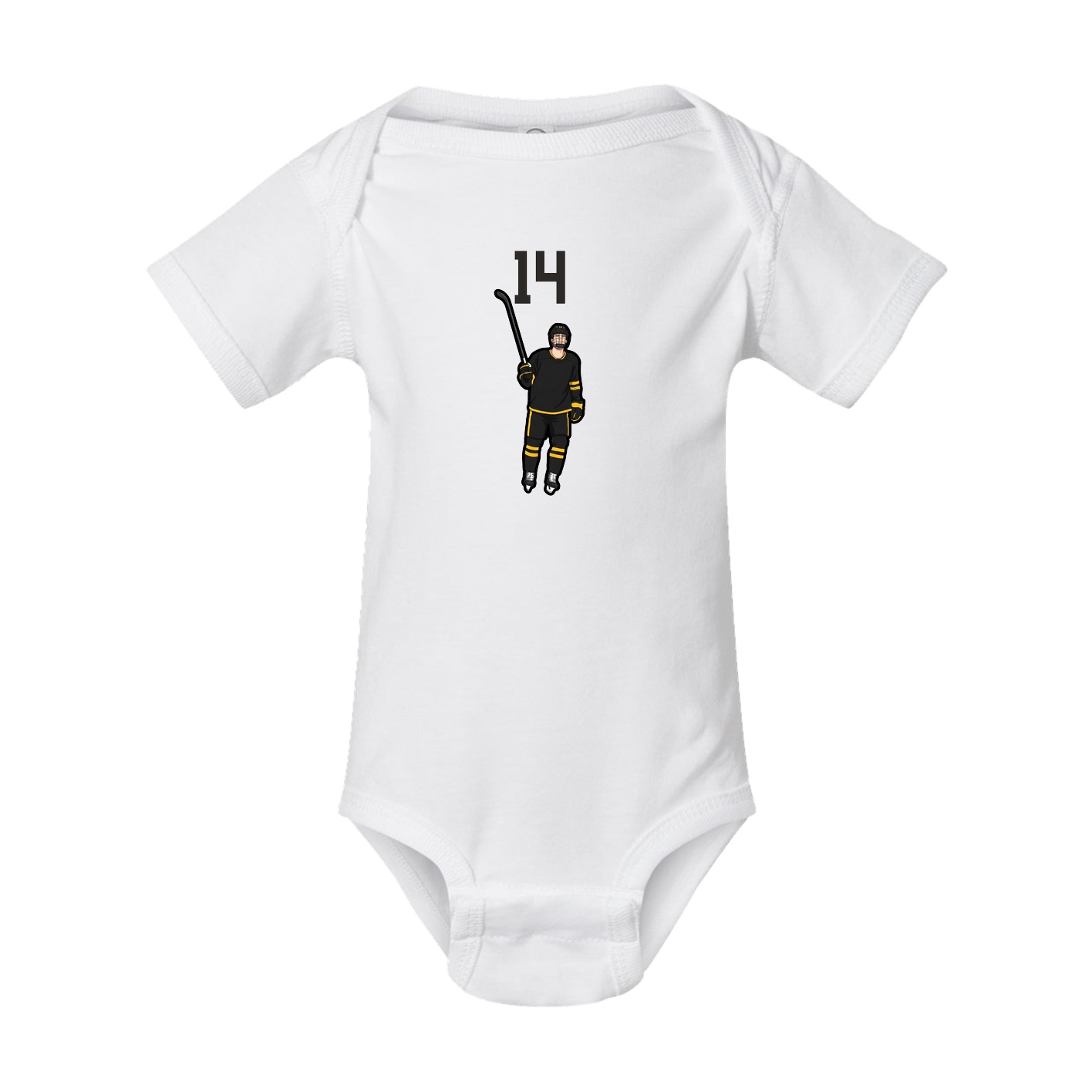 Baby Onesie — Number Top in White