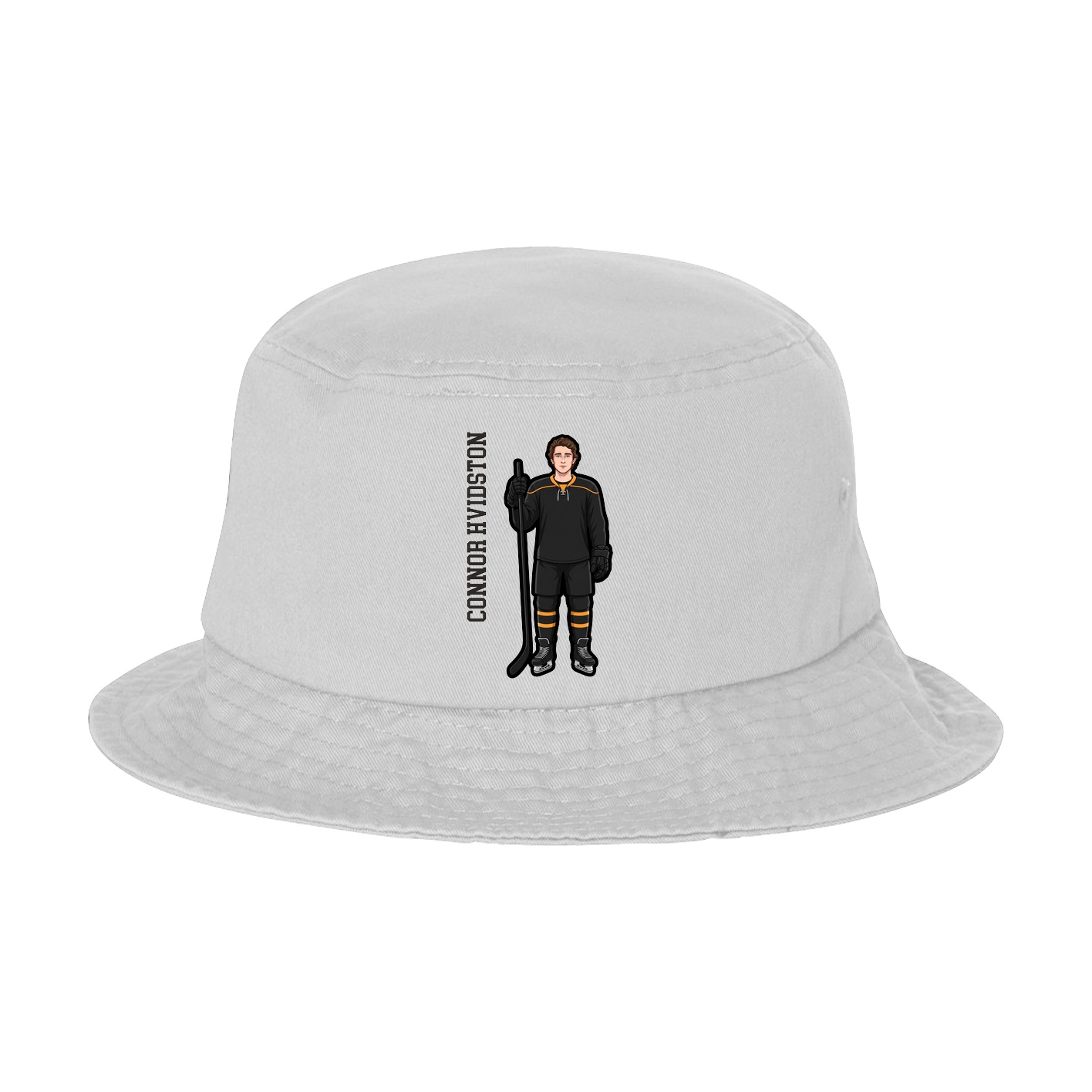 Bucket Cap — Name Vertical in White