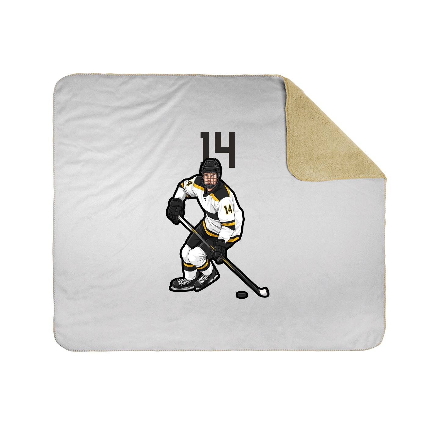 50x60 Sherpa Lined Throw Blanket