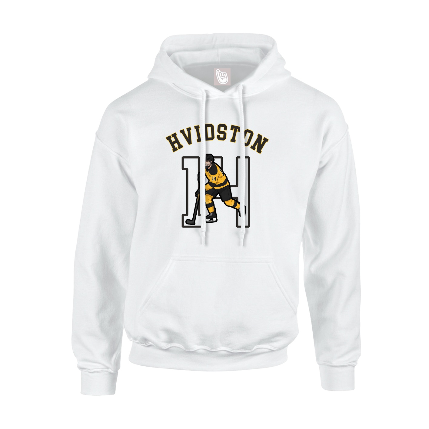 Youth Hoodie — Shirsey Arch in White