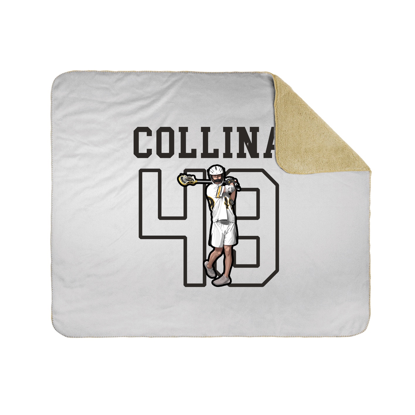 Throw Blanket — Shirsey in White