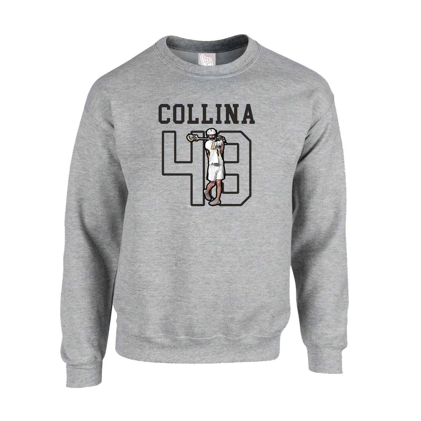 Fleece Crew — Shirsey in Grey