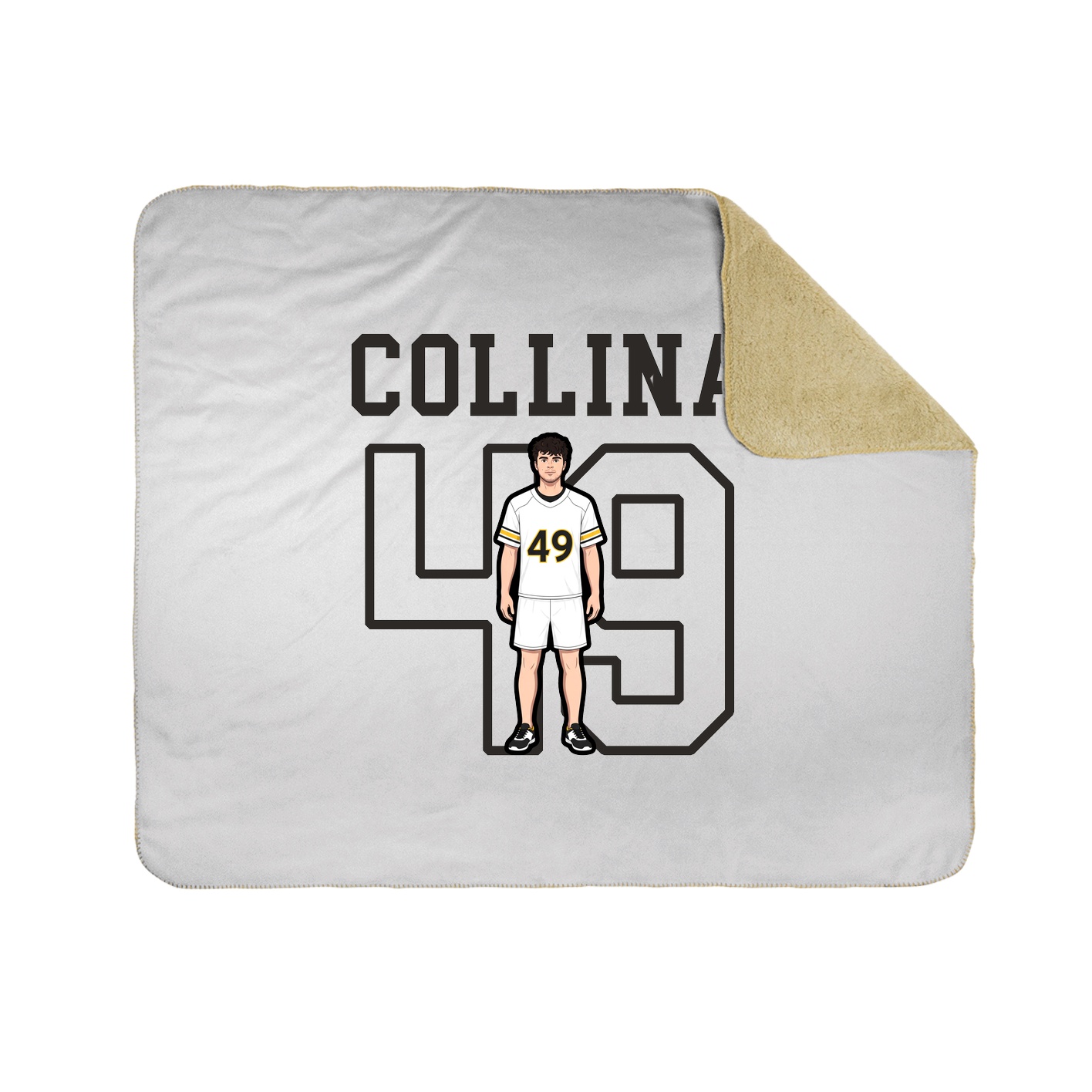 Throw Blanket — Shirsey in White
