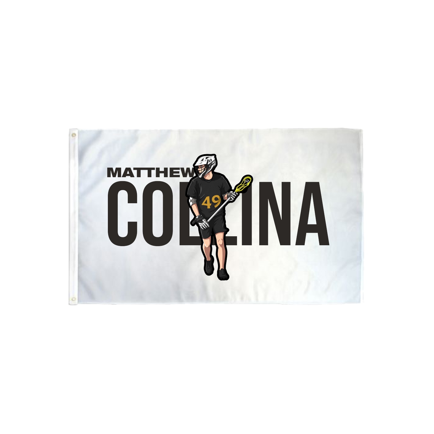 3x5 Flag — Player Name in Classic
