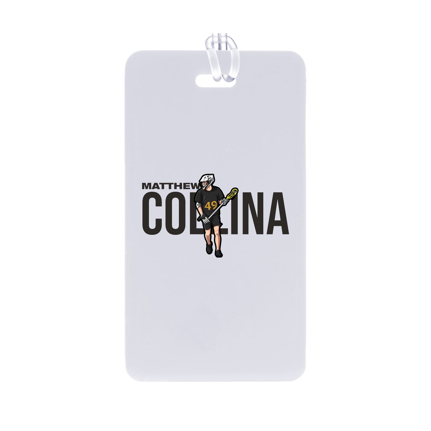 Bag Tag — Player Name in Classic
