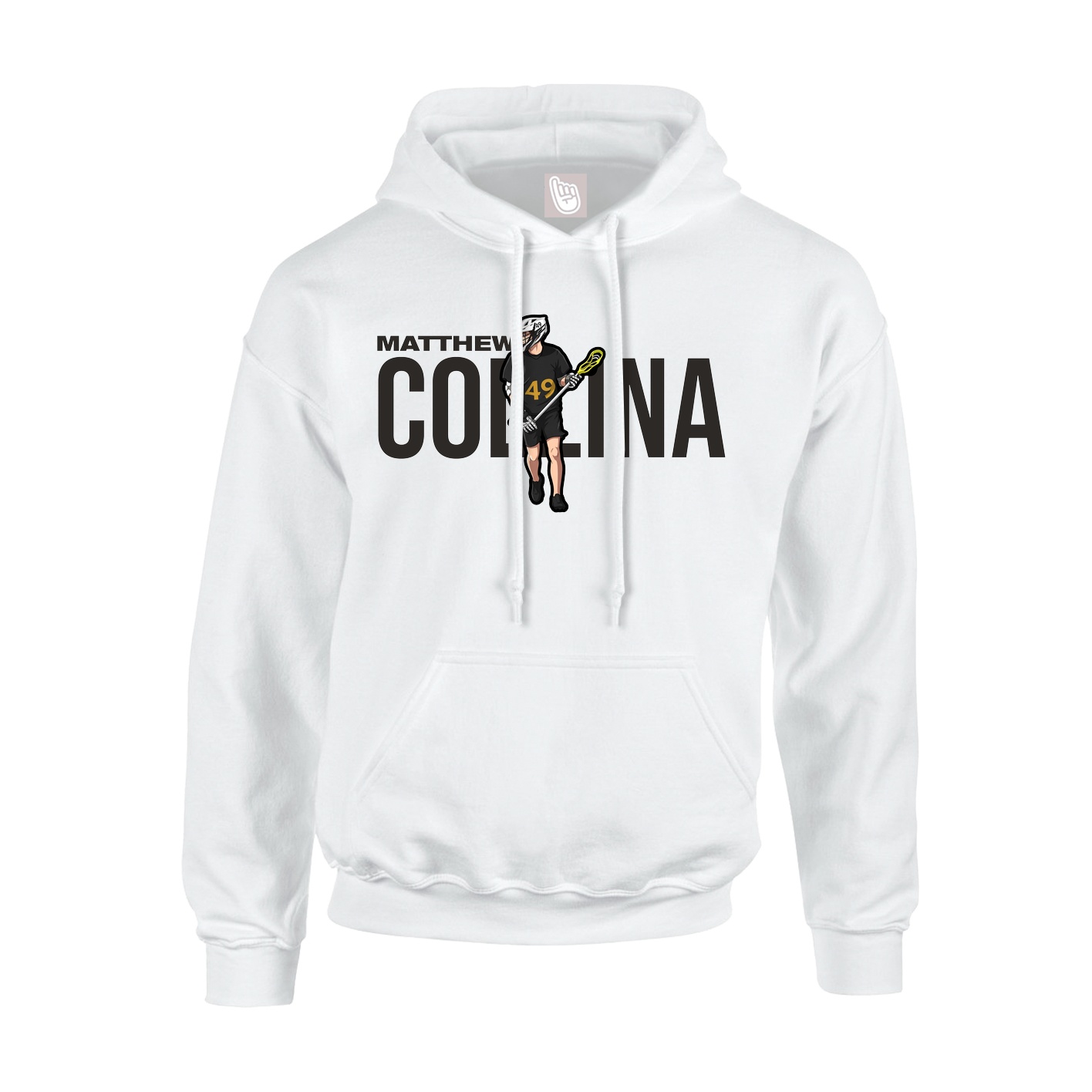 Hoodie — Player Name in White