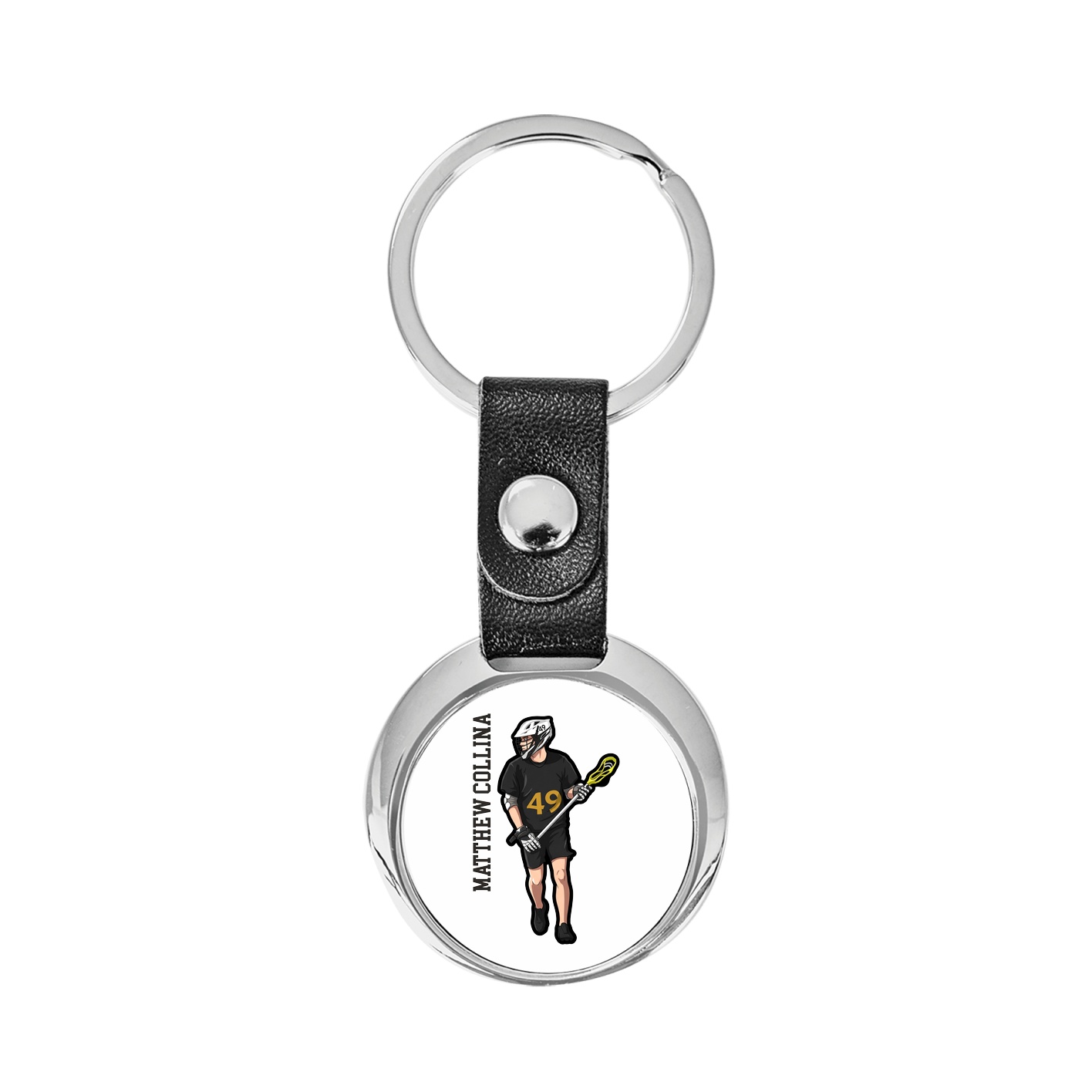 Key Chain — Name Vertical in Classic